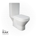 RAK Ceramic JUMEIRAH Closed Coupled Water Closet 240MM JM13AWHA+JM04AWHA+JM05DSCQRAWHA
