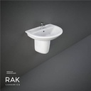 RAK-Karla Wash Basin With  Half Pedestal 55CM   KR0701AWHA  KR0105AWHA