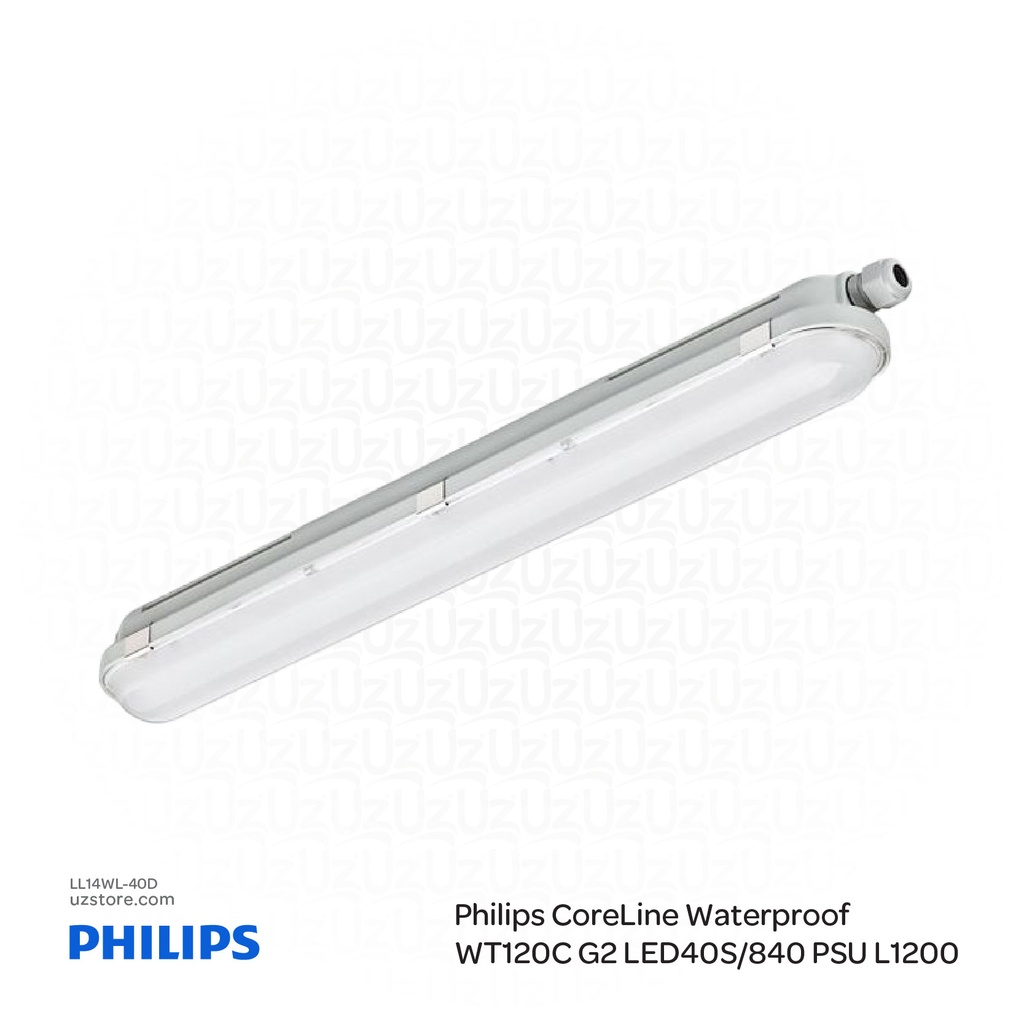 فيليبس مقاوم للماء سلسلة ، بطول 1200 ملم، بقوة 40 واط، ويأتي بمصدر طاقة 
PHILIPS Core Line Water Proof WT120C G2 40S/865 PSU 911401824381