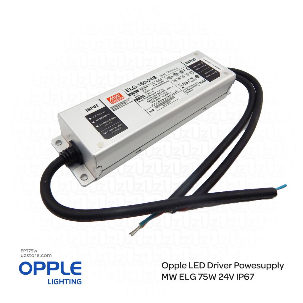 OPPLE LED Driver Powersupply MW ELG 75W 24V IP68, 401001056000