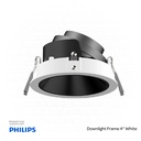PHILIPS LED Downlight Frame 4" RS378Z M55 D102 R-R AJ D , White 911401721752