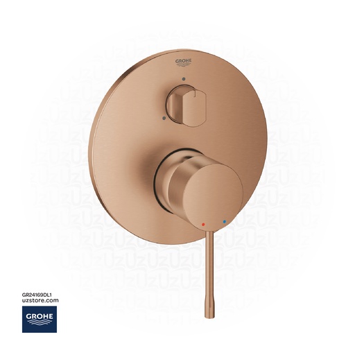 [GR24169DL1] GROHE Essence Single-lever mixer with 3-way diverter , 24169DL1 , brushed warm sunset