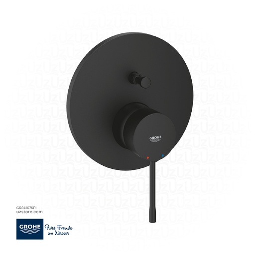 [GR24167KF1] GROHE Essence Single-lever mixer with 2-way diverter , 24167KF1 , phantom black