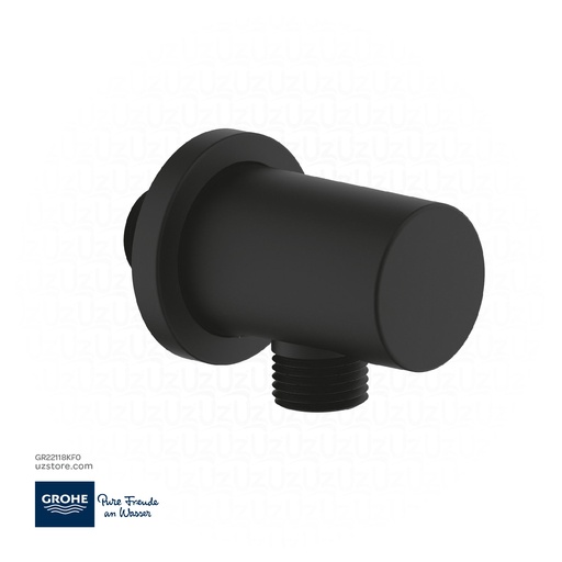 [GR22118KF0] GROHE Rainshower Shower outlet elbow 1/2" , 22118KF0 , phantom black