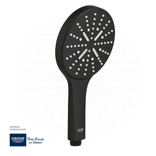 [GR22127KF0] GROHE Rainshower SmartActive 130 Hand shower 3 sprays , 22127KF0 , phantom black