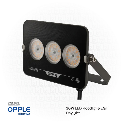 [EP451-30DQ] OPPLE LED Flood Light EQIII 30W-6500K-GY-GP , Day Light 709000054100