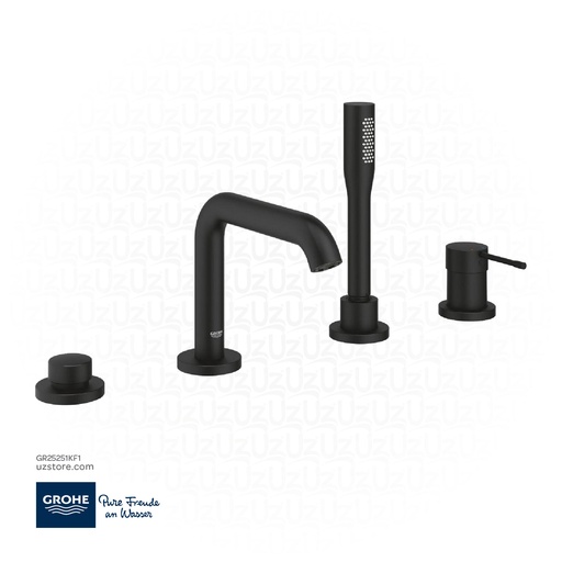 [GR25251KF1] GROHE Essence 4-hole bath combination , 25251KF1 , phantom black
