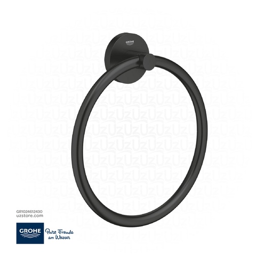 [GR1024612430] GROHE Essentials Towel ring , 1024612430 , matt black