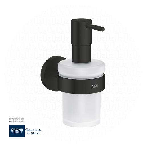[GR1022572430] GROHE Essentials Soap dispenser with holder , 1022572430 , matt black