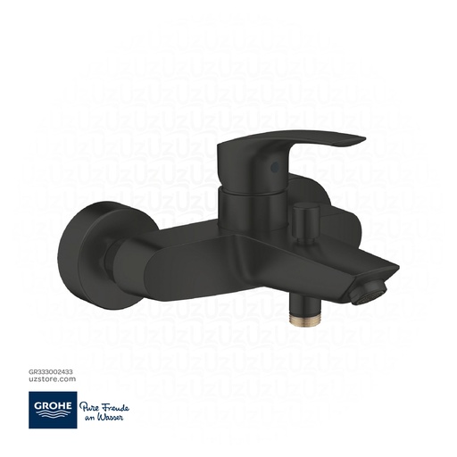 [GR333002433] GROHE Eurosmart Single-lever bath mixer 1/2" , 333002433 , matt black