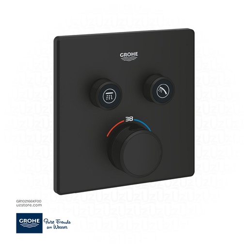 [GR102166KF00] GROHE Grohtherm SmartControl Safety mixer for concealed installation with 2 valves , 102166KF00 , phantom black