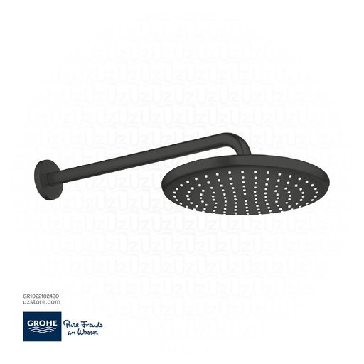 [GR1022182430] GROHE Tempesta 210 Head shower set 286 mm , 1 spray , 1022182430 , matt black