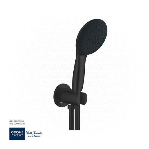 [GR264062433] GROHE Tempesta 110 Wall holder set 2 sprays (Rain , Jet) , 264062433 , matt black