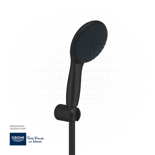 [GR261642433] GROHE Tempesta 110 Wall holder set 2 sprays (Rain , Jet) , 261642433 , matt black