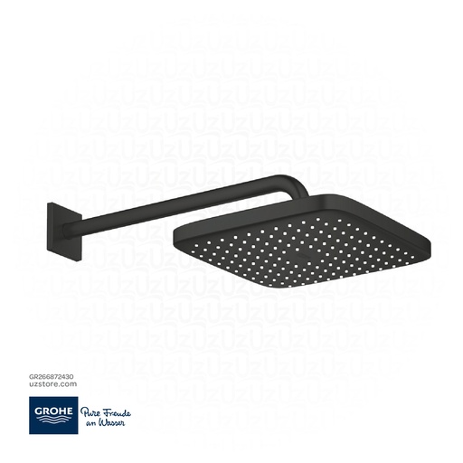[GR266872430] GROHE Tempesta 250 Cube Head shower set 380 mm , 1 spray , 266872430 , matt black