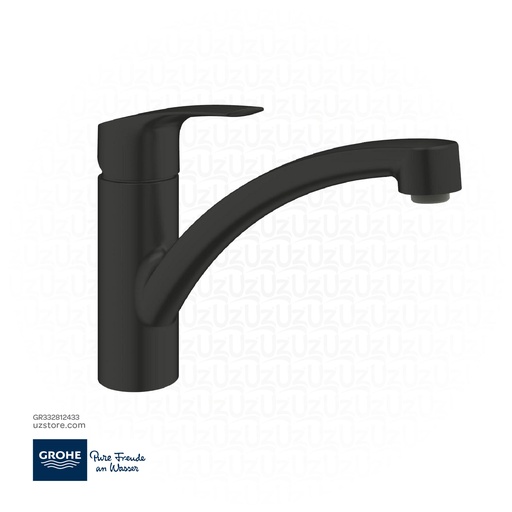 [GR332812433] GROHE Eurosmart Single-lever sink mixer 1/2" , 332812433 , matt black
