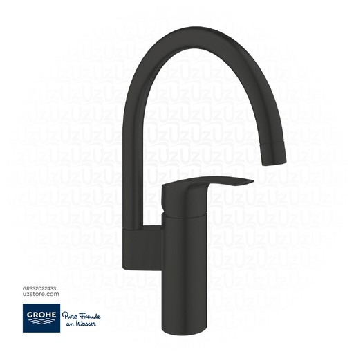 [GR332022433] GROHE Eurosmart Single-lever sink mixer 1/2" , 332022433 , matt black