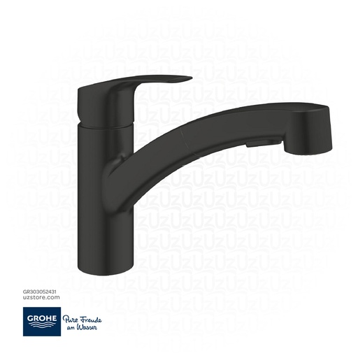 [GR303052431] GROHE Eurosmart Single-lever sink mixer 1/2" , 303052431 , matt black