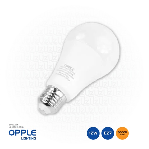 [EPU12W] OPPLE LED Lamp UltraSave series US A60 E27 12W 3000K CT DZ Warm white 800008021700