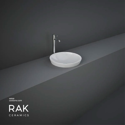 [WR181] RAK CERAMIC VARIANT DROP IN WASH BASIN (ROUND) 36CM VARDI13600AWHA