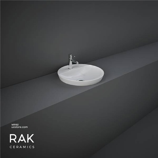 [WR182] RAK Ceramic VARIANT DROP IN WASH BASIN (ROUND) 42CM VARDI14201AWHA