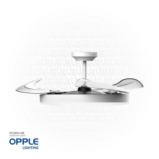[EP1280A-68E] OPPLE Decorative Fan with LED FSD-ERd480-68W-Step-GY-Windys 3-GP Grey 525002009500