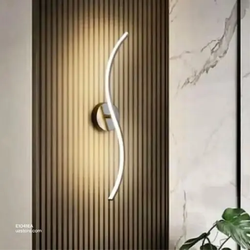 [E1041EA] Wall Lamp Wall Stainless steel Black Mirror 3000K , 11318