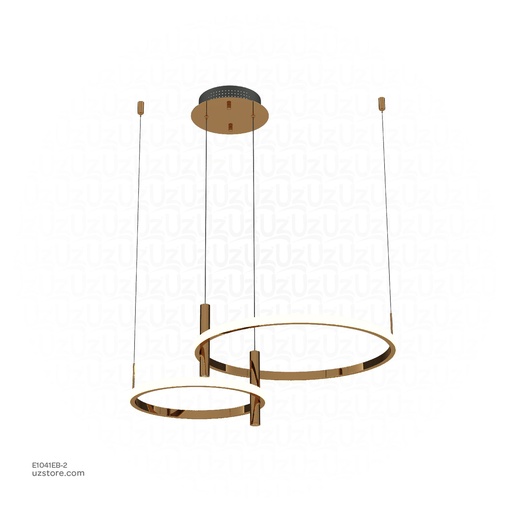 [E1041EB-2] Pendant lamp Ø:600*1
400*1 Stainless steel Black Mirror 3000K , 63782-6+4