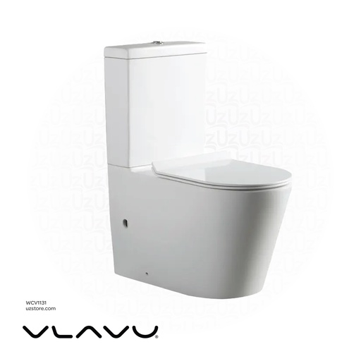 [WCV1131] Vlavu Rimless one-piece toilet S-trap 250mm roughing-in , UF seat cover 690*390*830mm CB.12.11028