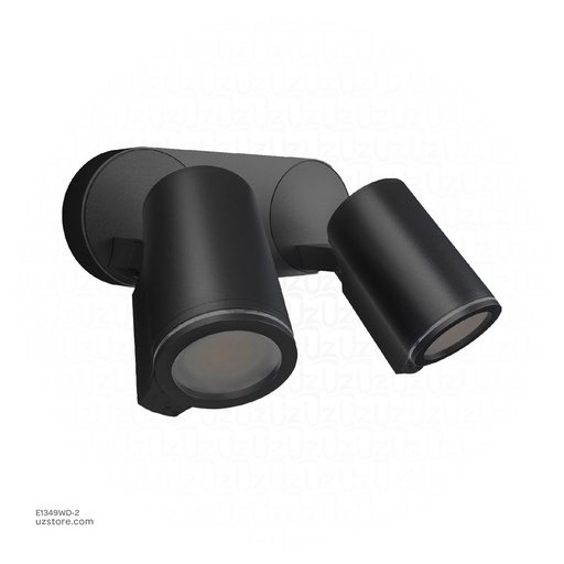 [E1349WD-2] Matt Black, Die casting aluminum+glass, GU10, 230*170*160mm, Ref. E1349WD-2, Matt Black, Die casting aluminum+glass, GU10, 230*170*160mm, SH-W202293-2