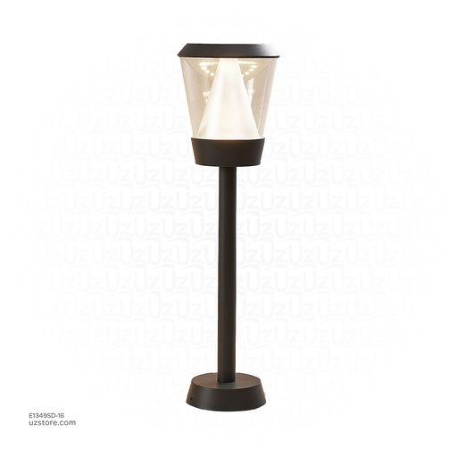 [E1349SD-16] Outdoor LED light, Matt Black, 16W, 3000-3500K, Die casting aluminum+PC(anti UV), SMD, φ170*1000MM, SH-202237S/1000