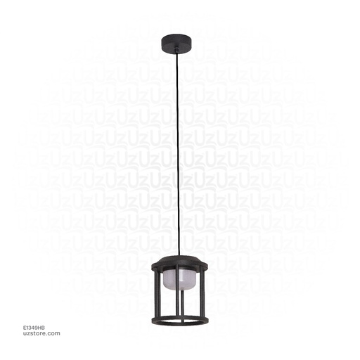 [E1349HB] Outdoor LED light, Matt Black, 18W, 3000-3500K, Die casting aluminum+PC(anti UV), SMD, φ170*210mm, 1000mm wires, SH-DD202291RD