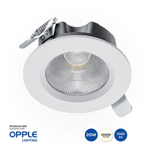 [EP230CUA-20W] OPPLE LED Down light Rc-UA R125-20W , 3000K Warm White , 540001358400