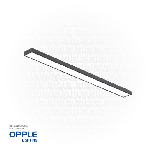 [EP234U2200-35H] OPPLE LED Linear Light 35W U2-LBG0212003503 , 200*1200 , Black , 4000K Natural White , 529000027800