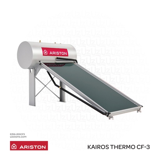 [E256-200CF3] ARISTON  Thermosyphon Kairos Thermo CF-3 Water Heater, Solar System 200Ltr , CF-3_E 200-IT  3022514