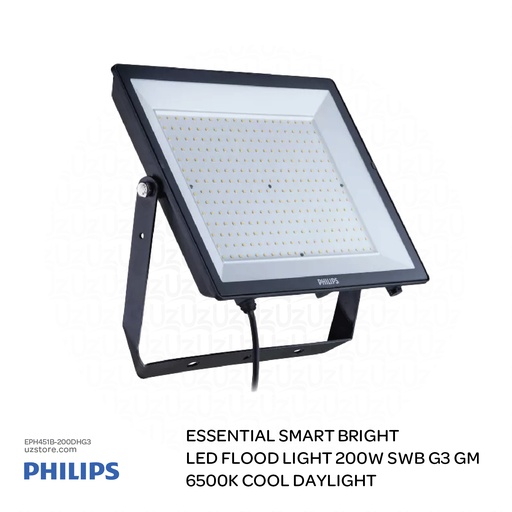 [EPH451B-200DHG3] PHILIPS Essential Smart Bright LED Flood Light  BVP150 LED200/CW PSU 200W SWB G3 GM 6500K Cool DayLight 911401838286