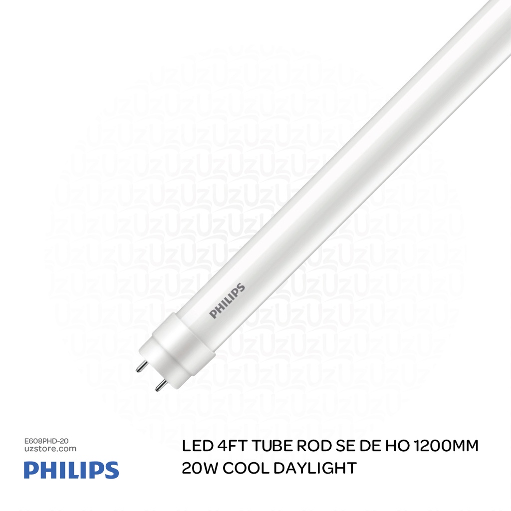 PHILIPS LED 4Ft Tube Rod SE DE HO 1200mm 20W 12000K T8 2200lm , Cool ...
