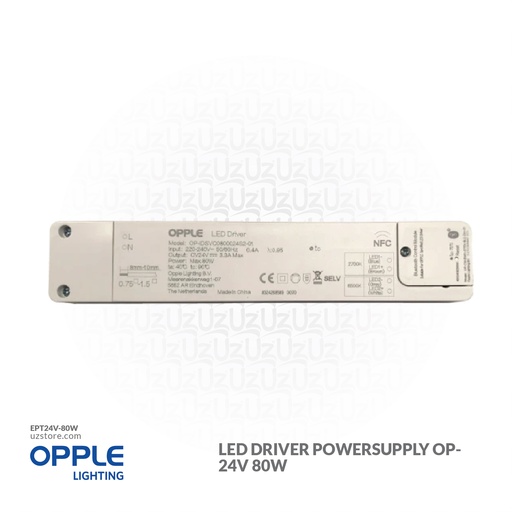 [EPT24V-80W] OPPLE LED Driver Powersupply OP-IESVH0800024E1-01-24V 80W 820001002200 