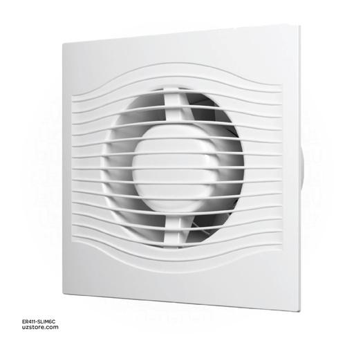 [ER411-Slim6C] Axial fan with back flow valve BB ⌀150 ERA SLIM 6C Made in Russia 