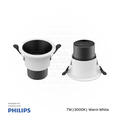 [EPH230SR-7W] Philips LED Downlight RS280 G2 RC RD D75 7W 30K 24D GM 3000K Warm White 929004149607