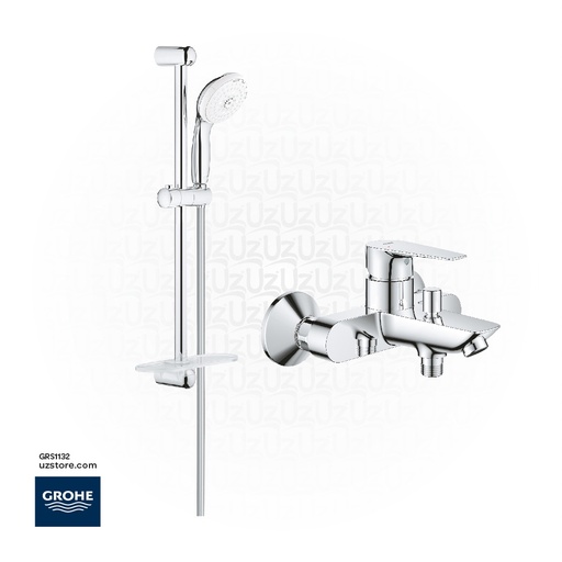 [GRS1132] GROHE Bundle 132 (BauEdge   Shower Mixer + Shower set 4 Sprays )  