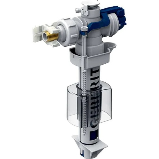 [GB242.388.00.1] Geberit fill valve type 380, Lateral water supply connection, 3/8'' brass nipple 242.388.00.1