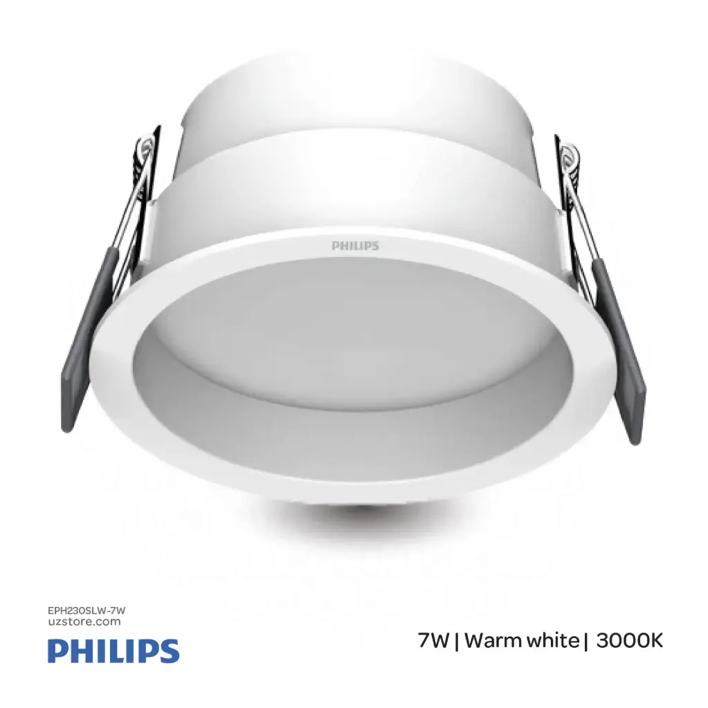 Philips Spotlight SL260 RD 075 7W 930 WH R GM (white finish) 3000K Warm ...