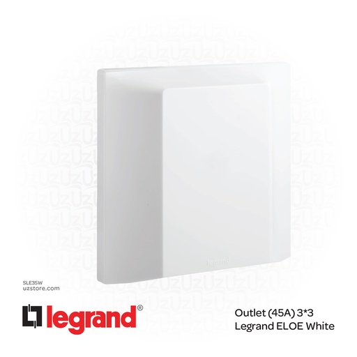 [SLE35W] Outlet (45A) 3*3 Legrand ELOE White