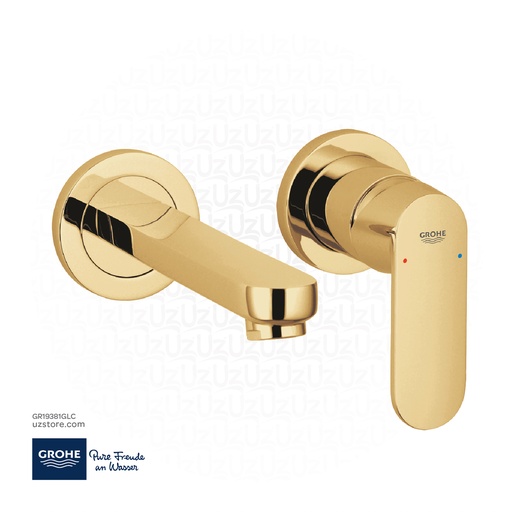 [GR19381GLC] GROHE Eurocosmo 2-hole basin mixer S-Size , 19381GLC cool sunrise