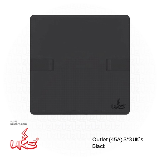 [SU35B] Outlet (45A) 3*3 UK`s BKV1579 Black