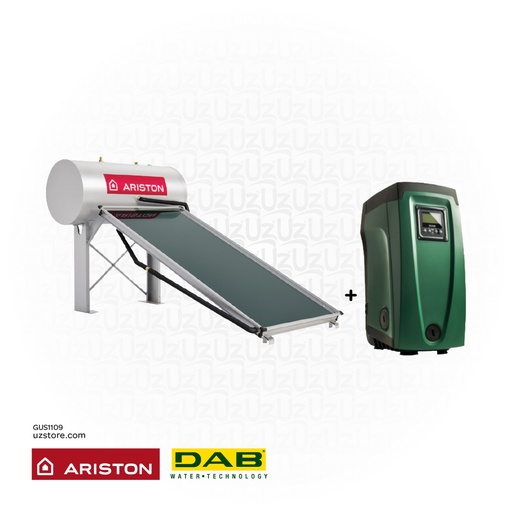 [GUS1112] UZ Bundle 109  (200 L Ariston Solar Heater + Dab Water Pump )  