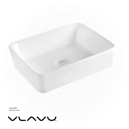 [WCV1163] Vlavu Art Basin (Above Counter) – 480×370×130mm, Glossy White – CB.18.0038-X