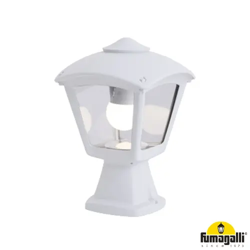 [E1303RSW] FUMAGALLI DISMA/ROBY WHITE STAND CLEAR E27 WH T20.114.WXE27 Made in Italy 