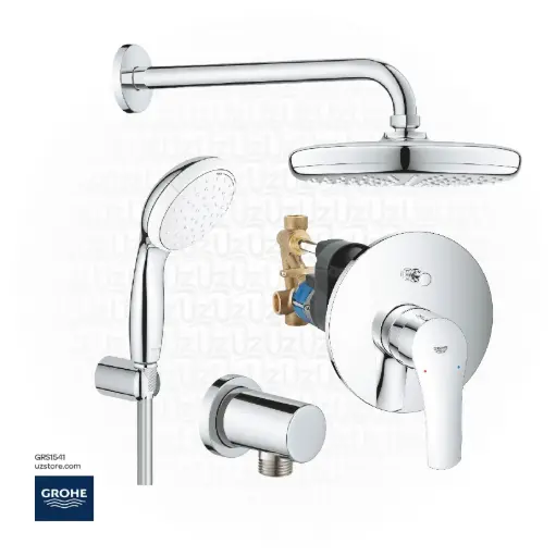 [GRS1541] GROHE Concealed Shower Bundle 532 (Eurosmart tremsit +Concealed body+ Head Shower + Hand Shower set)  (copy)